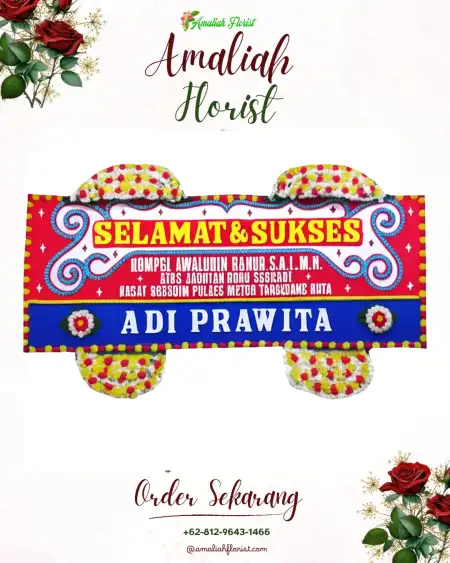 Papan Bunga Ucapan Selamat Nusawungu
